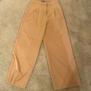 Express size 6 high waist beige/tan trouser